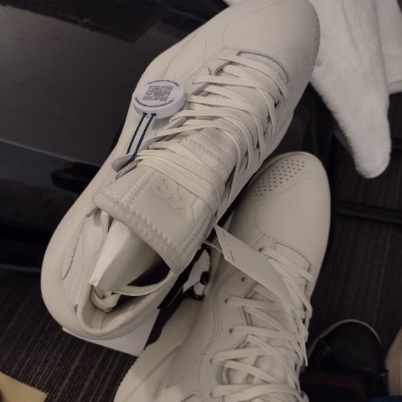 Yohji Yamamoto Y-3 White Sneakers 12.5 - Picture 5 of 16